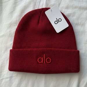 ALO Yoga Red Beanie